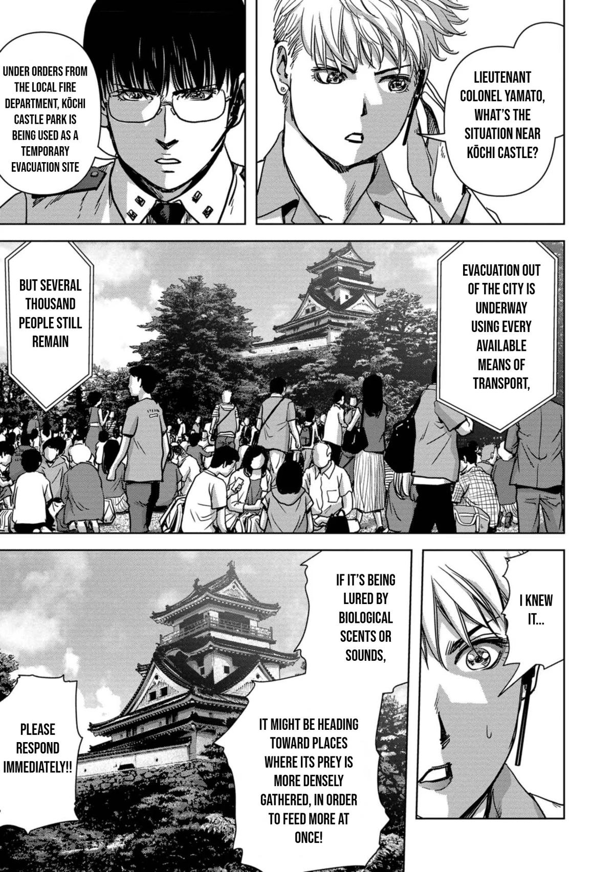 Kaijuu Jieitai Chap 35 - Next Chap 36