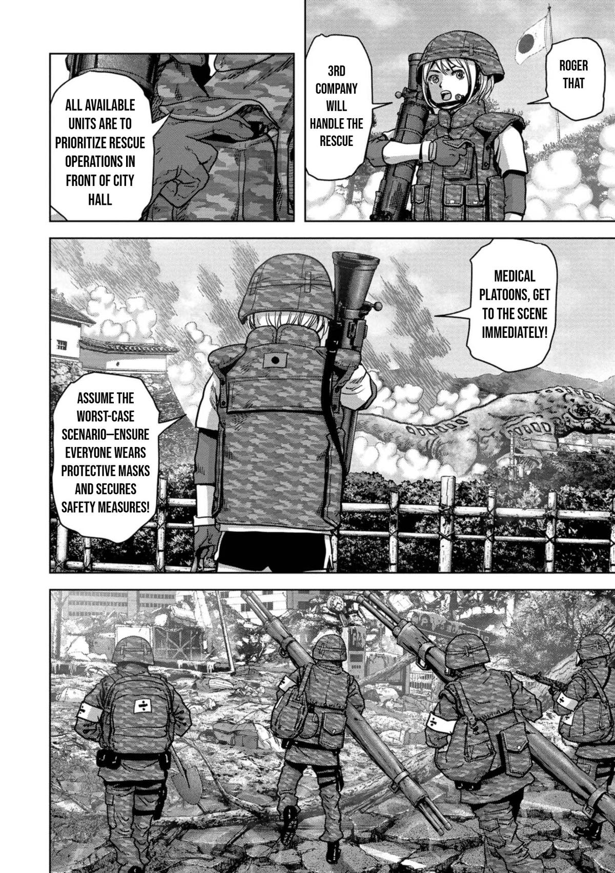Kaijuu Jieitai Chap 38 - Next Chap 39