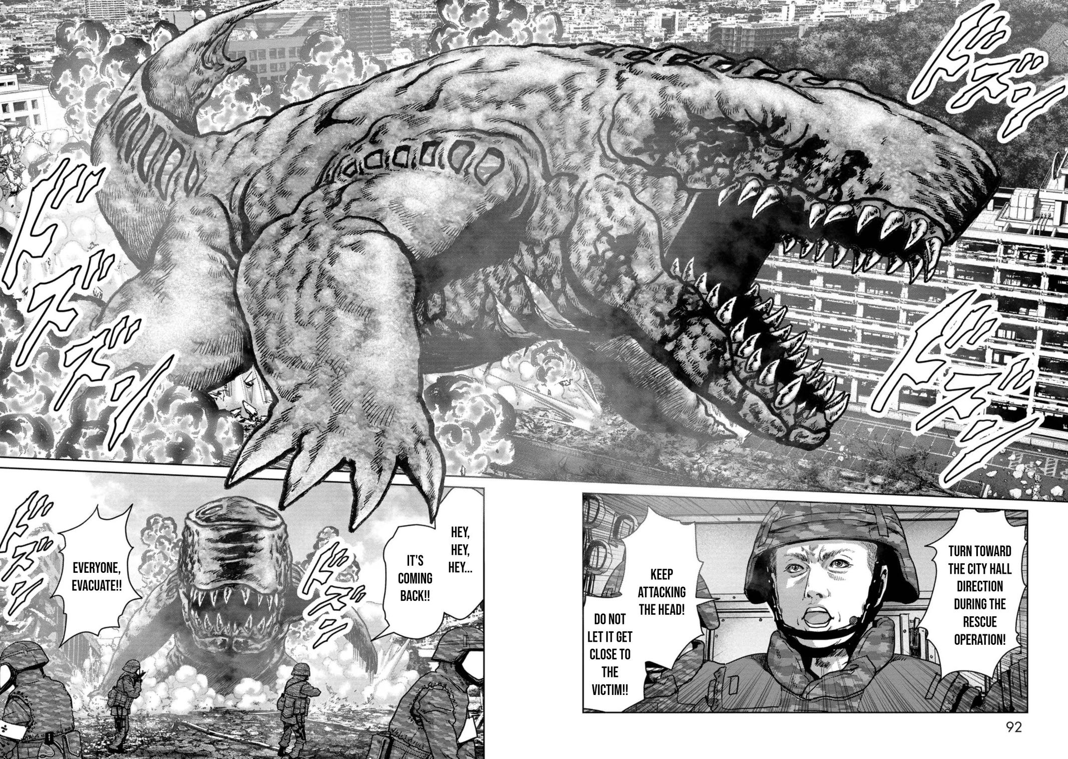 Kaijuu Jieitai Chap 38 - Next Chap 39