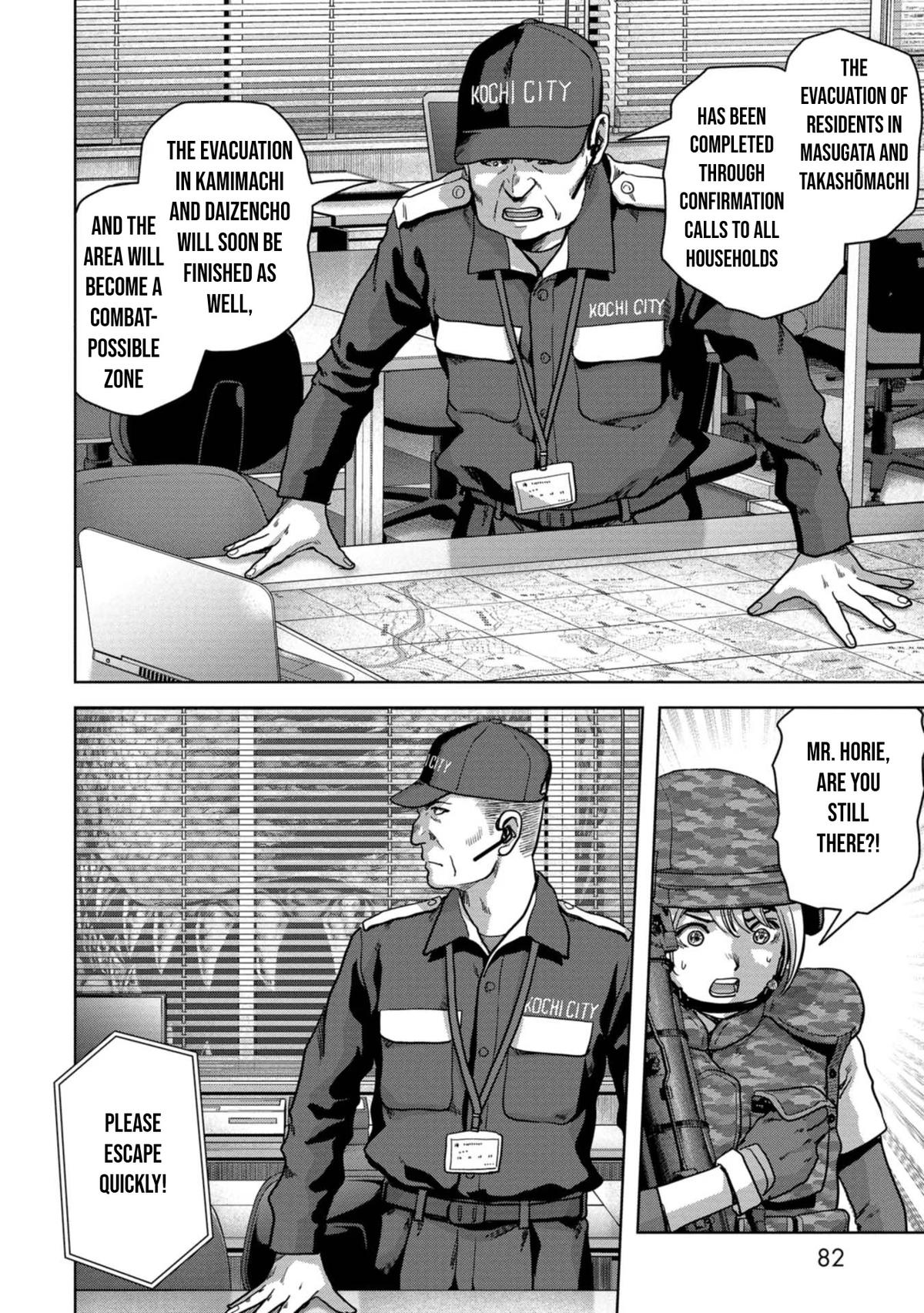 Kaijuu Jieitai Chap 38 - Next Chap 39