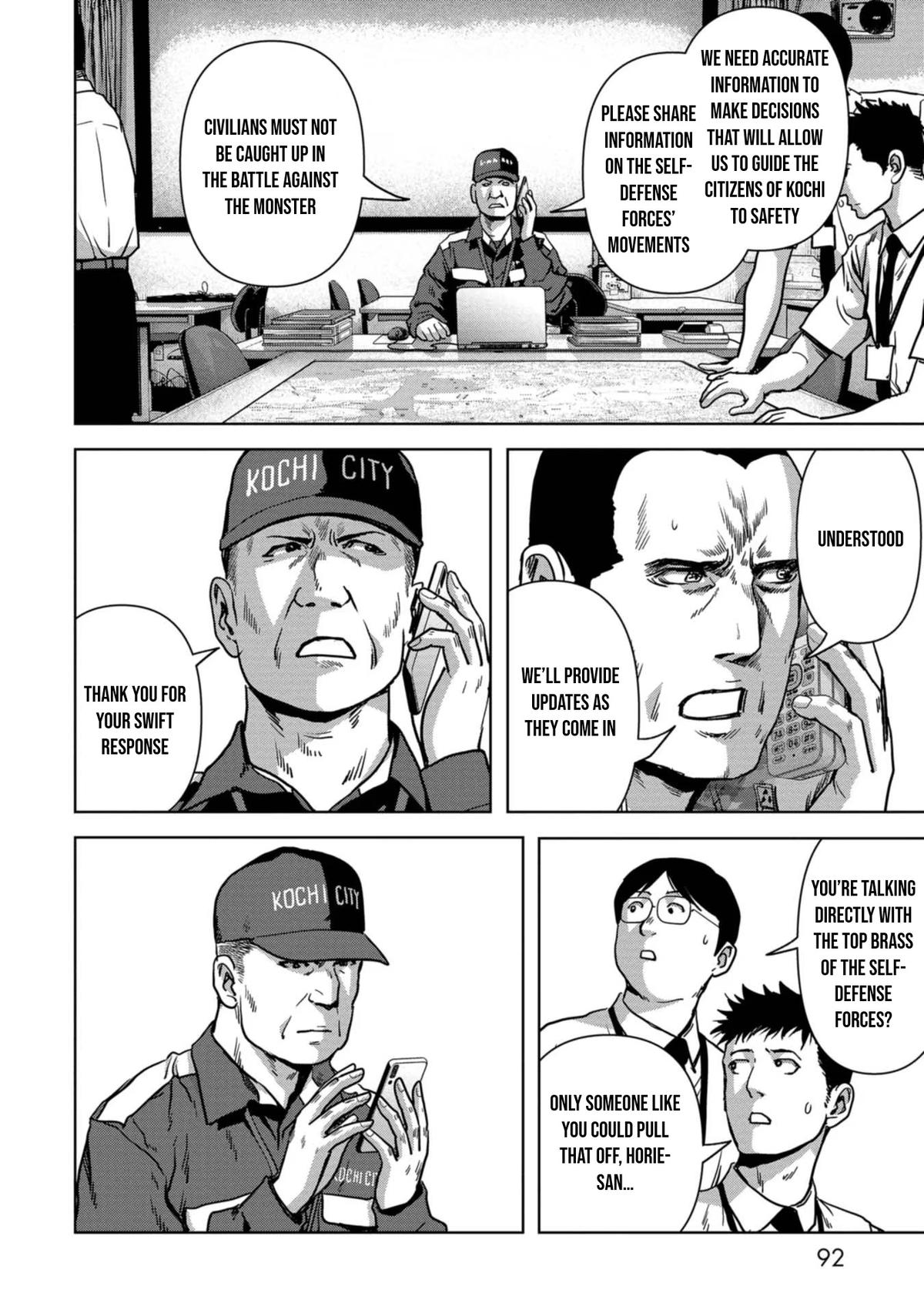 Kaijuu Jieitai Chap 32 - Next Chap 33