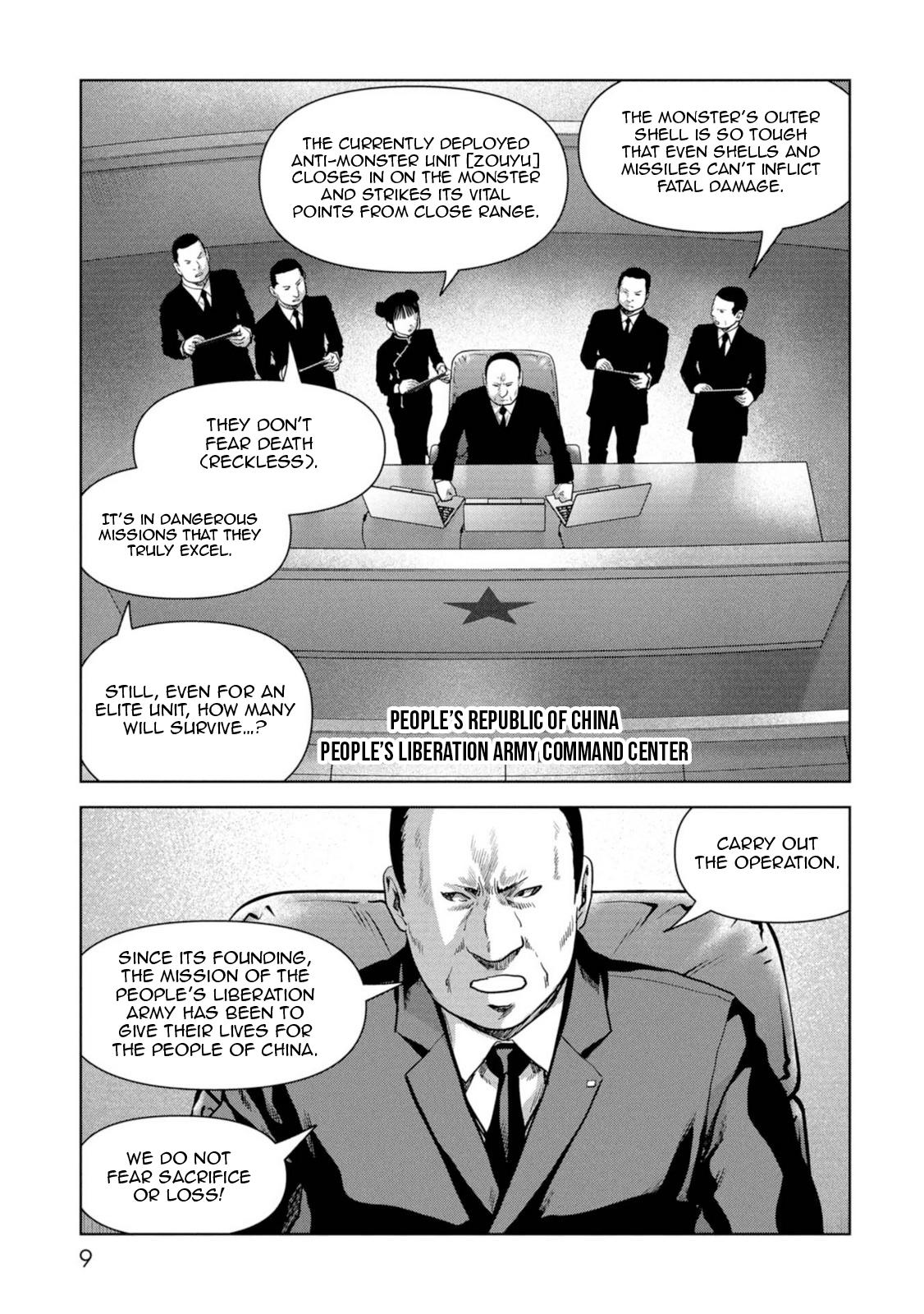 Kaijuu Jieitai Chap 61 - Next Chap 62
