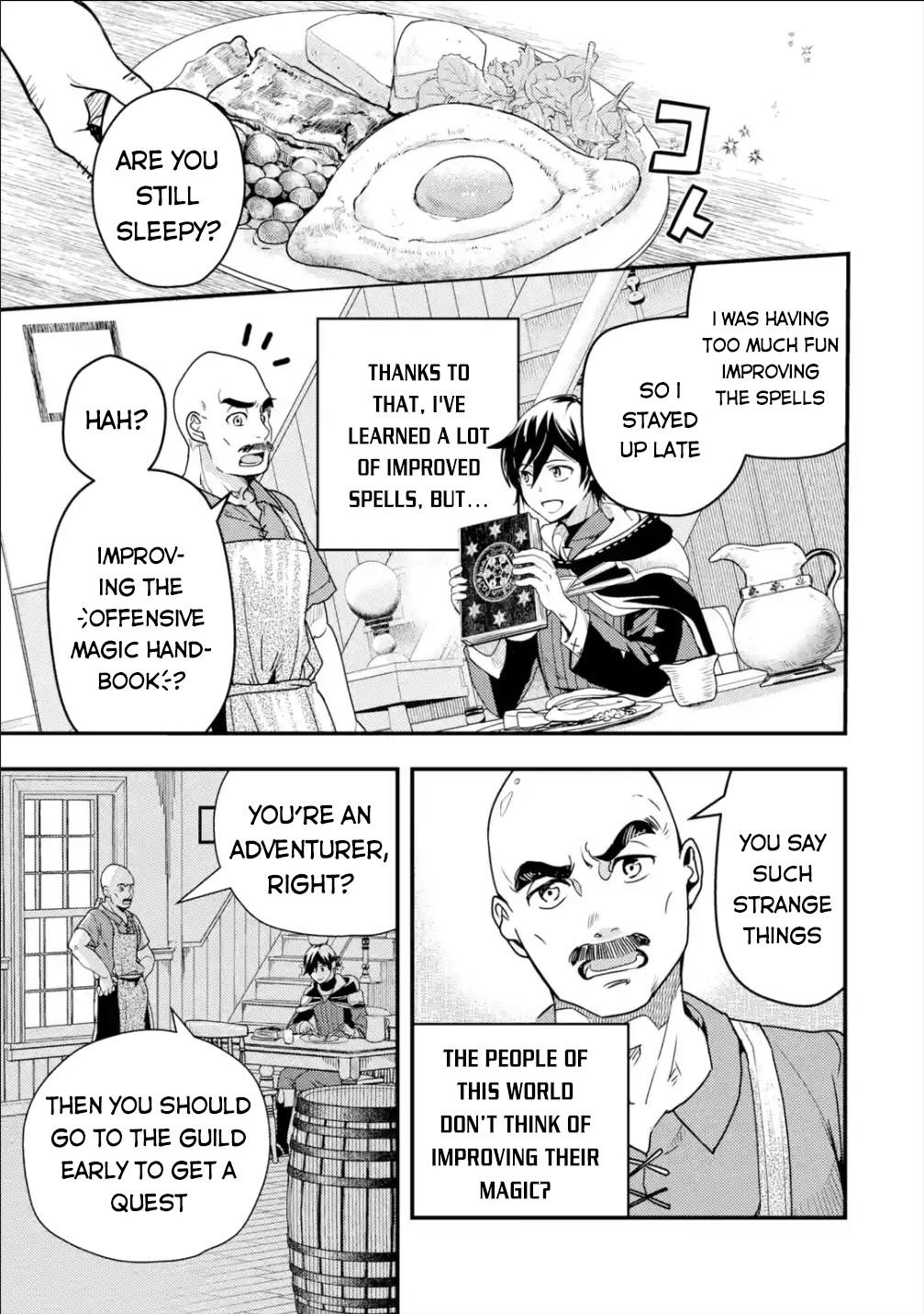 Isekai Tensei de Kenja ni Natte Boukensha Seikatsu: Mahou Kairyou de Isekai Saikyou Chap 4 - Next Chap 5