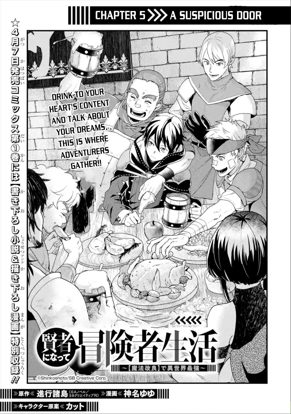 Isekai Tensei de Kenja ni Natte Boukensha Seikatsu: Mahou Kairyou de Isekai Saikyou Chap 5 - Next Chap 6