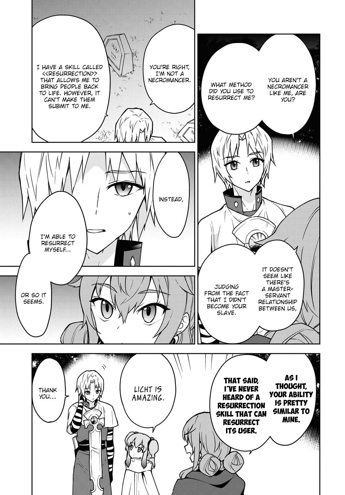 Cheat Skill Shisha Sosei ga Kakusei shite, Inishie no Maougun wo Fukkatsu Sasete Shimaimashita: Daremo Shinasenai Saikyou Healer Chap 4 - Next Chap 5
