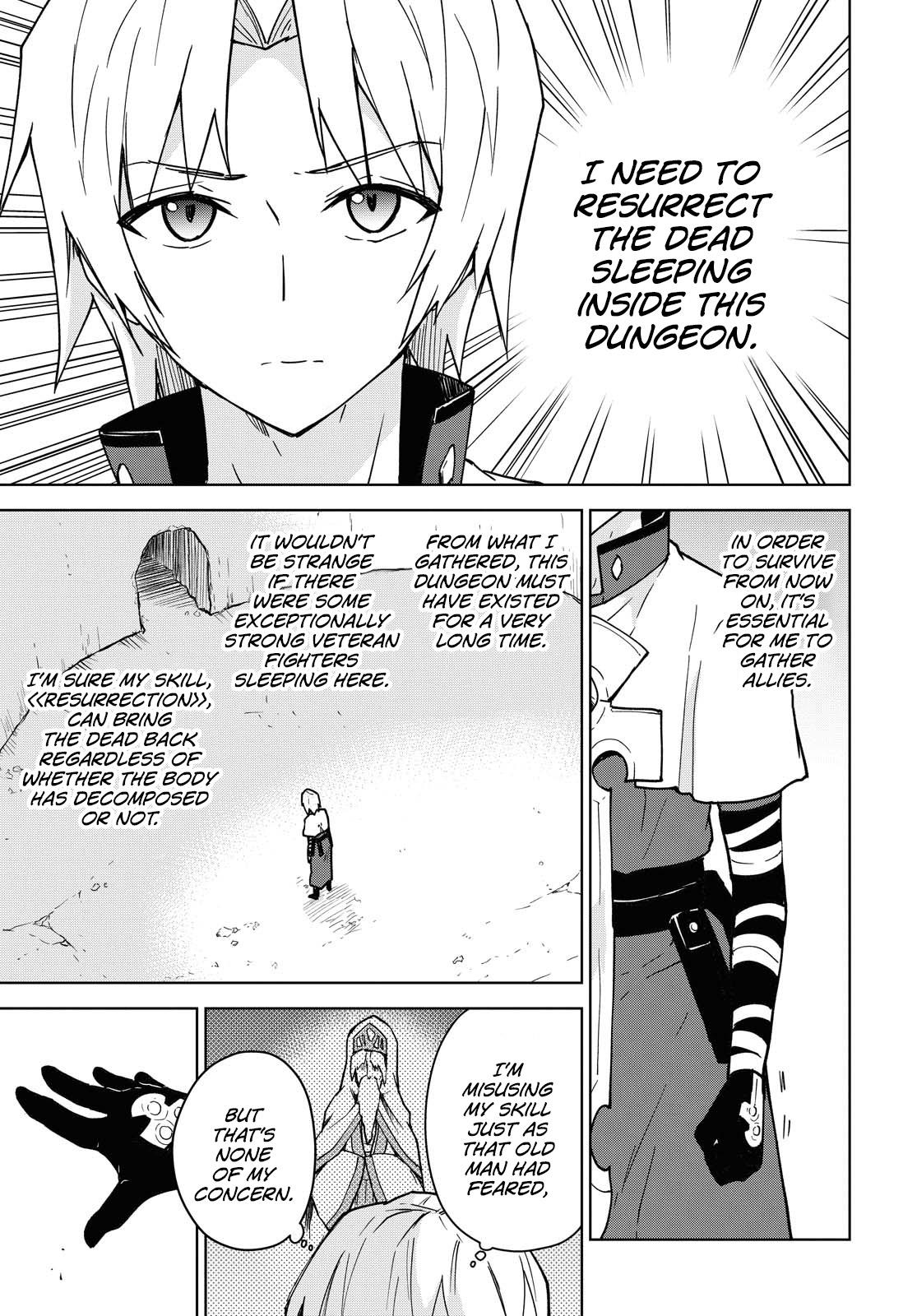 Cheat Skill Shisha Sosei ga Kakusei shite, Inishie no Maougun wo Fukkatsu Sasete Shimaimashita: Daremo Shinasenai Saikyou Healer Chap 2 - Next Chap 3