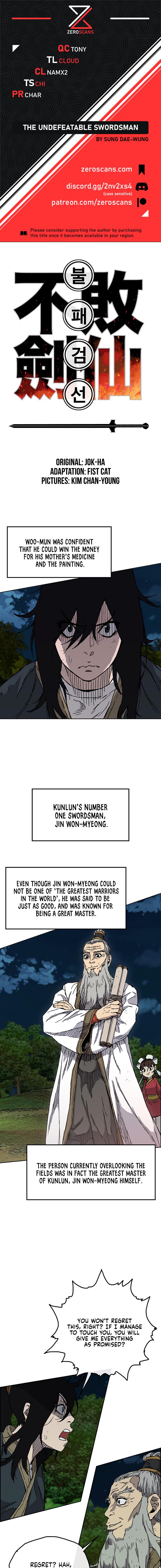 The Undefeatable Swordsman Chap 5 - Next Chap 6