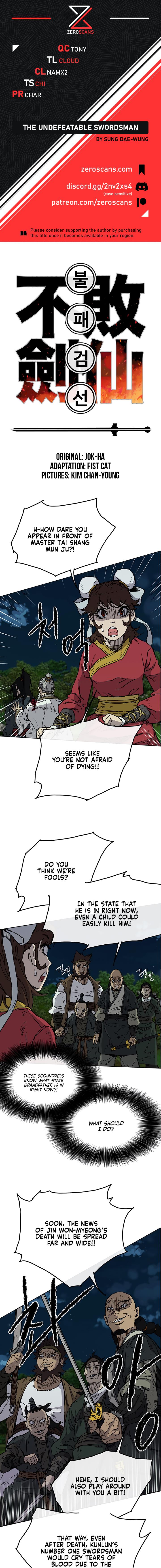 The Undefeatable Swordsman Chap 6 - Next Chap 7