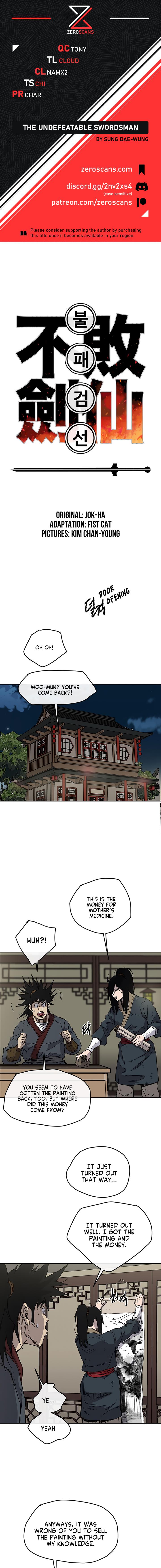 The Undefeatable Swordsman Chap 8 - Next Chap 9