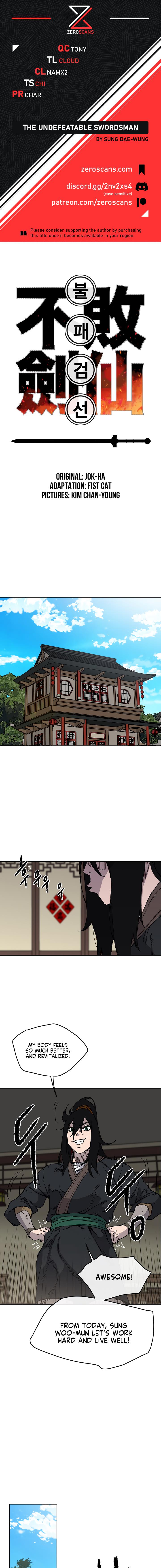 The Undefeatable Swordsman Chap 9 - Next Chap 10