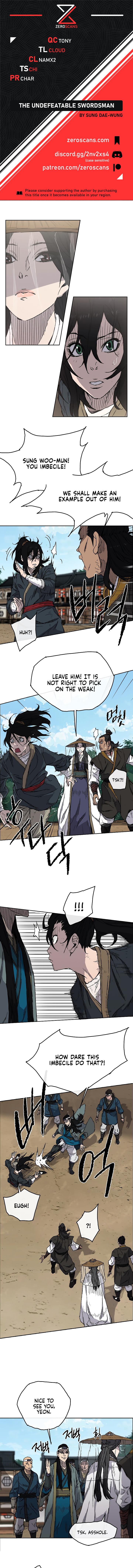 The Undefeatable Swordsman Chap 3 - Next Chap 4