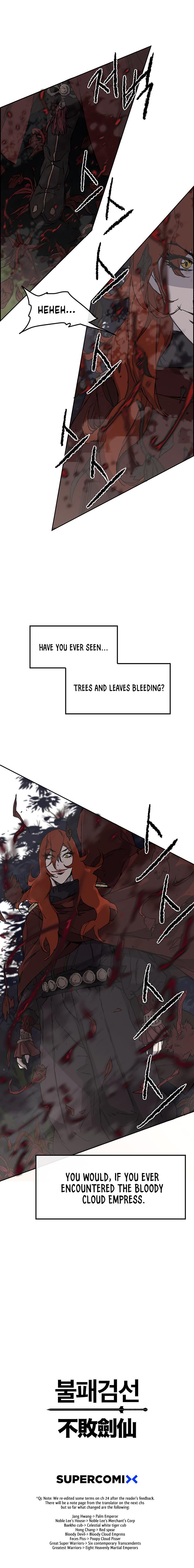 The Undefeatable Swordsman Chap 24 - Next Chap 25