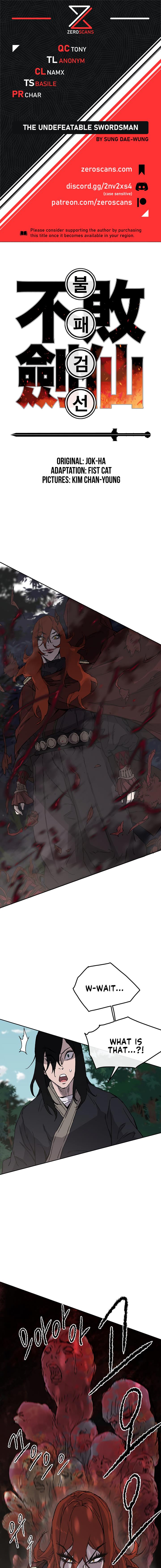 The Undefeatable Swordsman Chap 25 - Next Chap 26