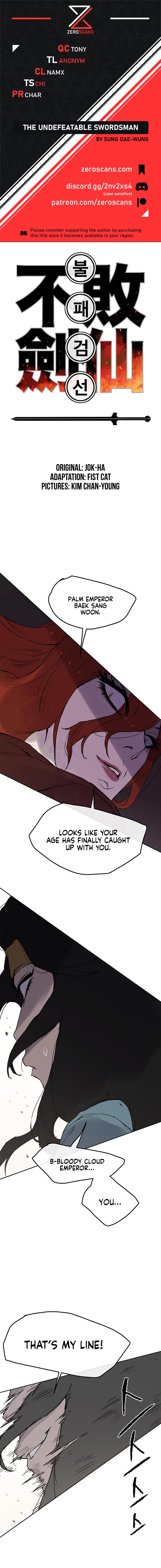 The Undefeatable Swordsman Chap 26 - Next Chap 27