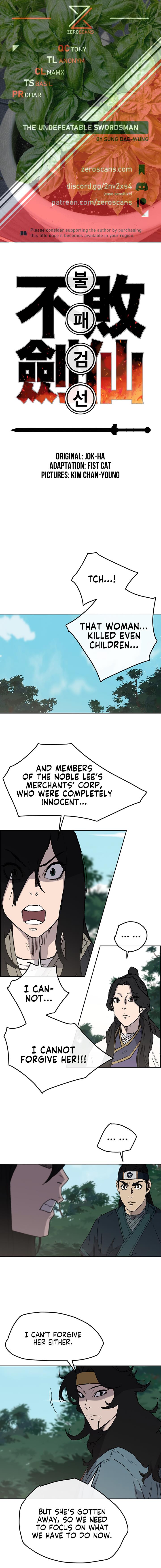 The Undefeatable Swordsman Chap 28 - Next Chap 29