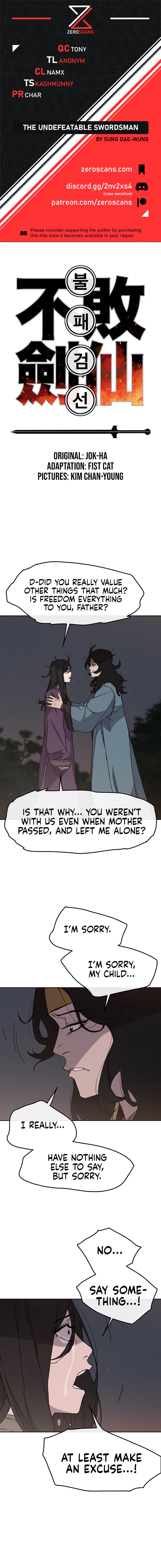 The Undefeatable Swordsman Chap 29 - Next Chap 30