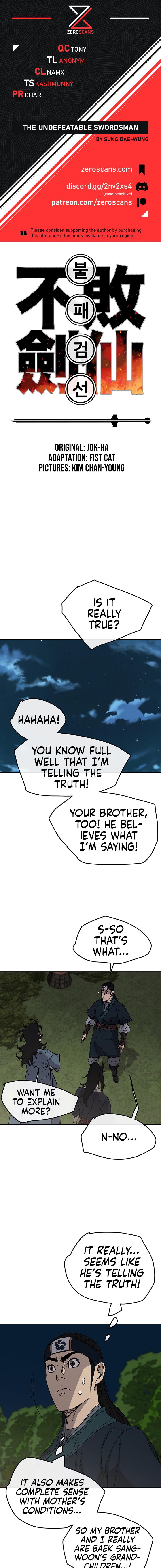 The Undefeatable Swordsman Chap 23 - Next Chap 24