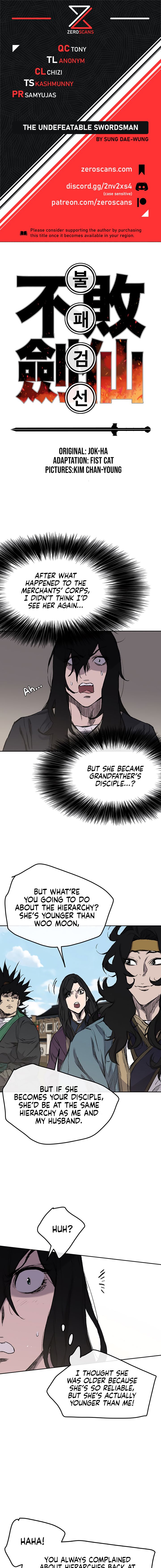 The Undefeatable Swordsman Chap 38 - Next Chap 39