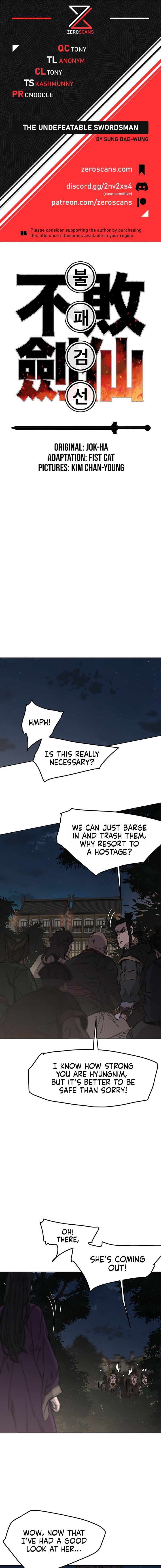 The Undefeatable Swordsman Chap 39 - Next Chap 40