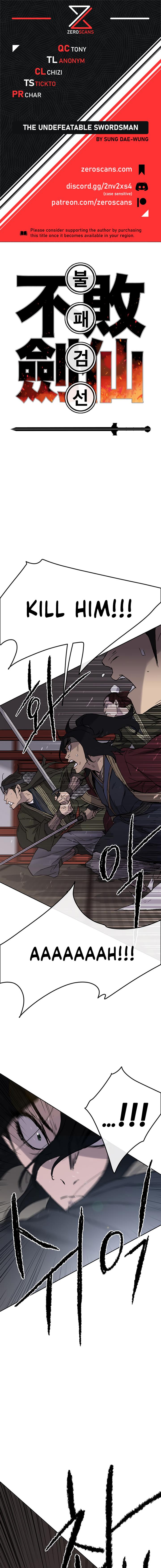The Undefeatable Swordsman Chap 31 - Next Chap 32
