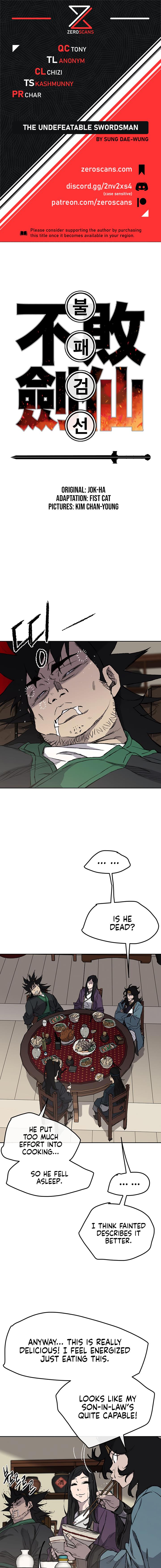 The Undefeatable Swordsman Chap 33 - Next Chap 34