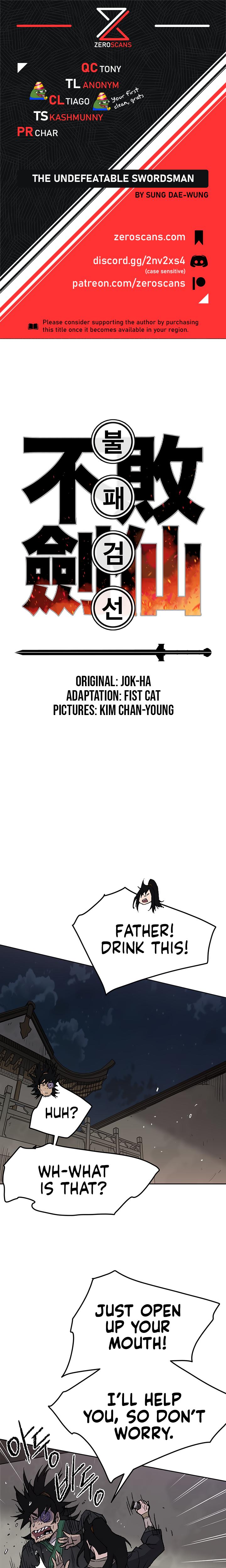 The Undefeatable Swordsman Chap 47 - Next Chap 48