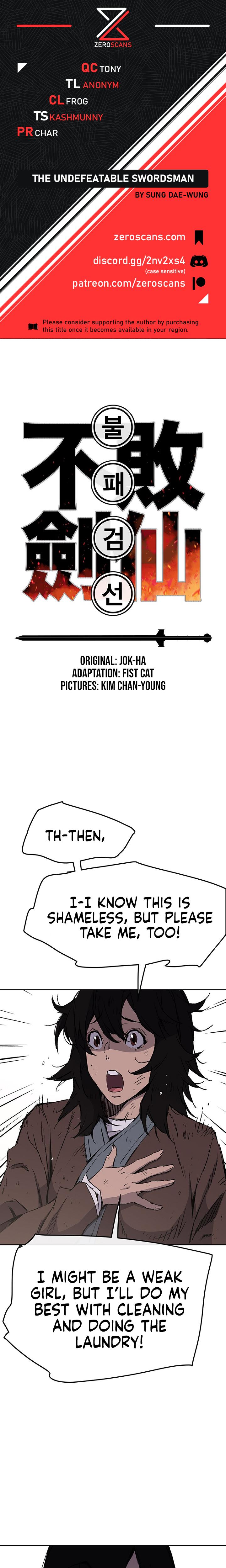 The Undefeatable Swordsman Chap 46 - Next Chap 47