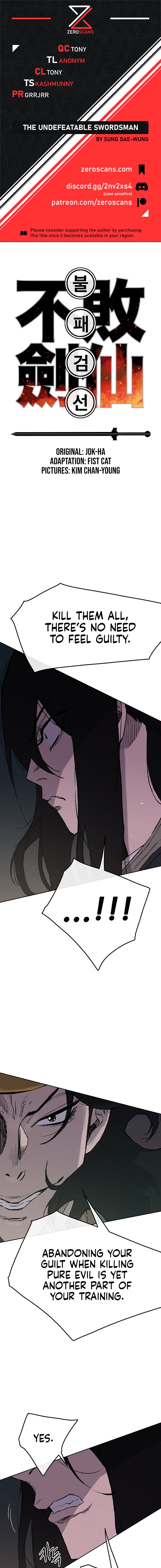 The Undefeatable Swordsman Chap 40 - Next Chap 41