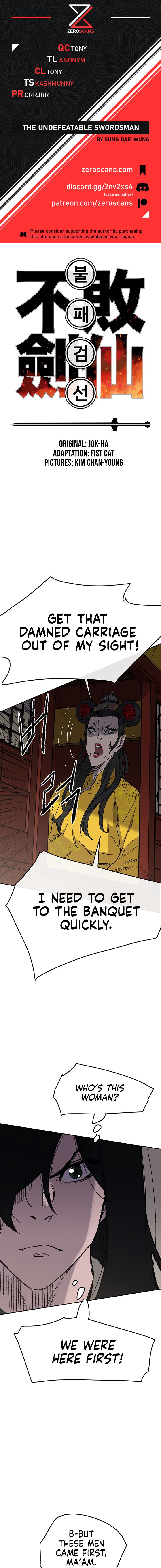 The Undefeatable Swordsman Chap 41 - Next Chap 42