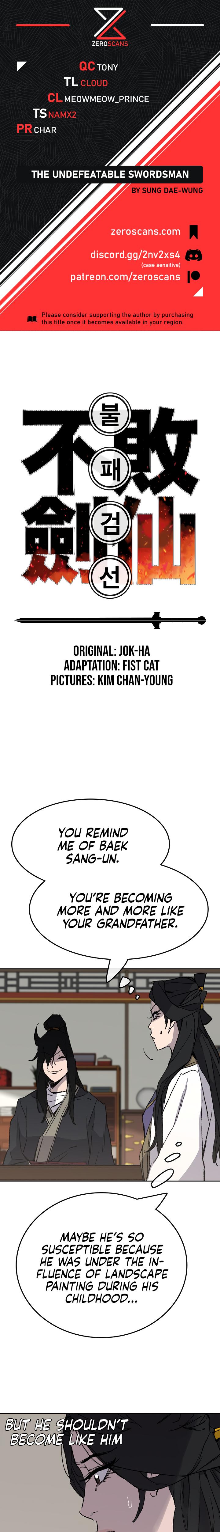 The Undefeatable Swordsman Chap 54 - Next Chap 55