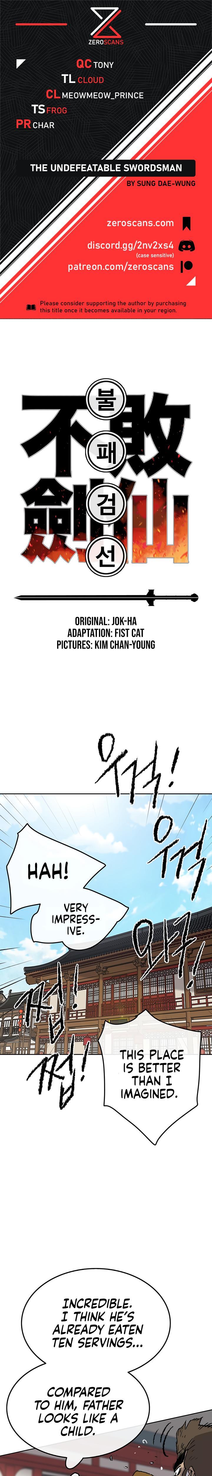 The Undefeatable Swordsman Chap 53 - Next Chap 54