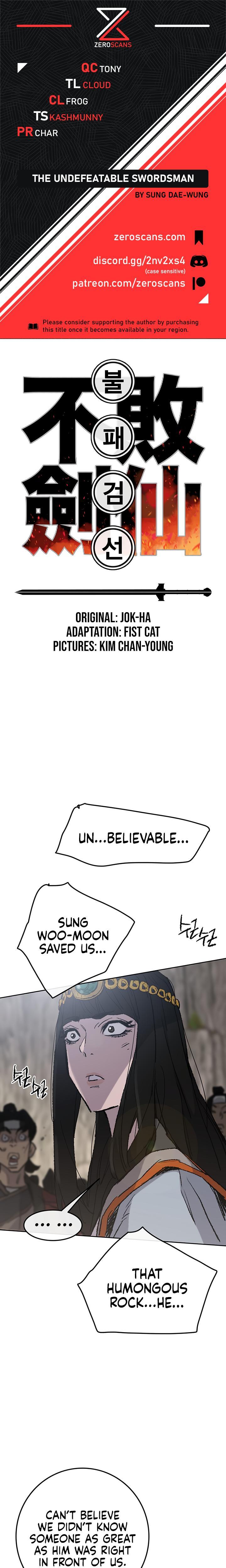 The Undefeatable Swordsman Chap 67 - Next Chap 68