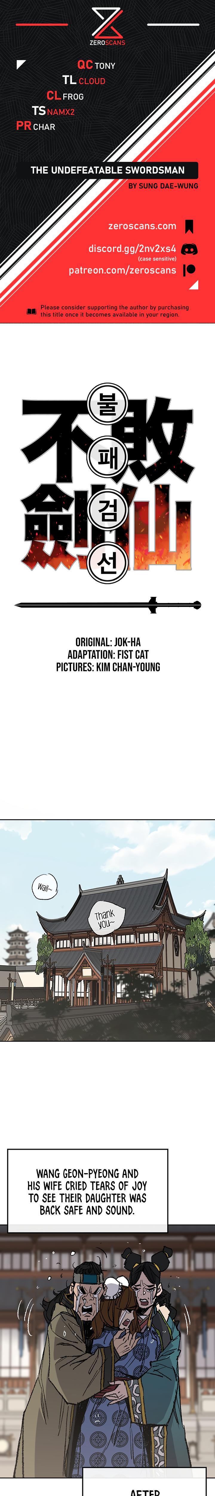 The Undefeatable Swordsman Chap 62 - Next Chap 63