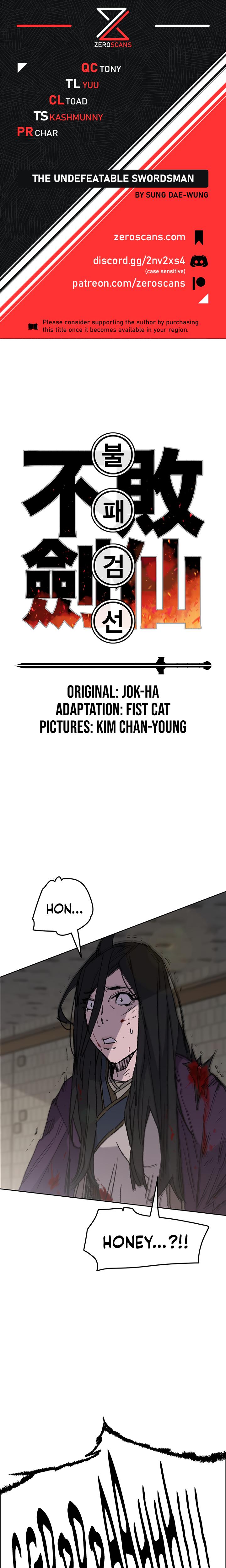 The Undefeatable Swordsman Chap 74 - Next Chap 75