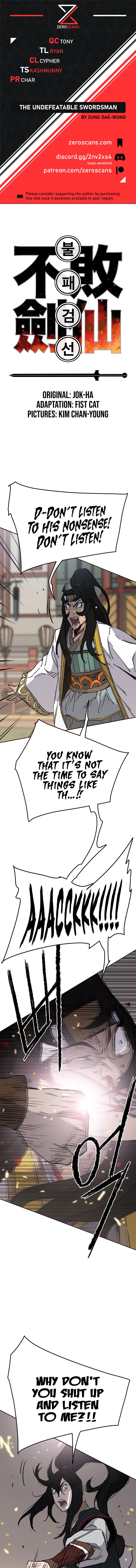 The Undefeatable Swordsman Chap 79 - Next Chap 80