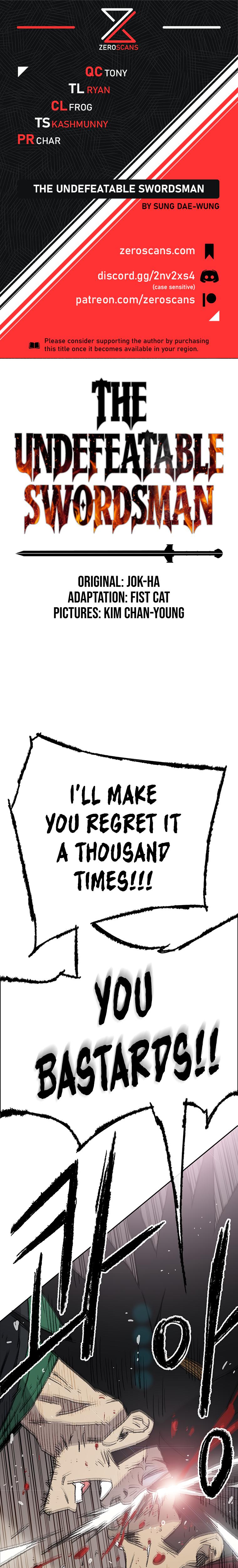 The Undefeatable Swordsman Chap 81 - Next Chap 82