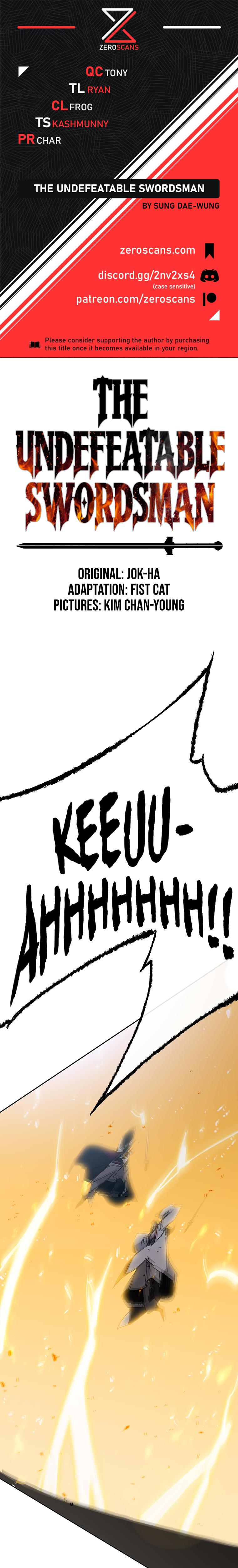 The Undefeatable Swordsman Chap 82 - Next Chap 83