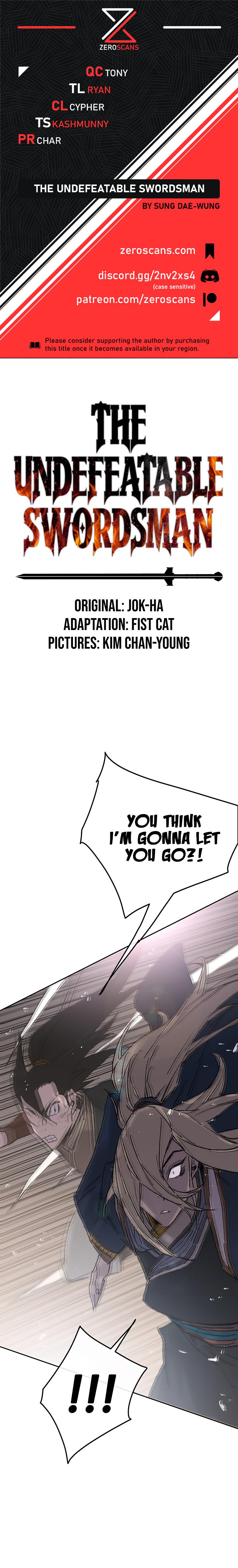 The Undefeatable Swordsman Chap 83 - Next Chap 84