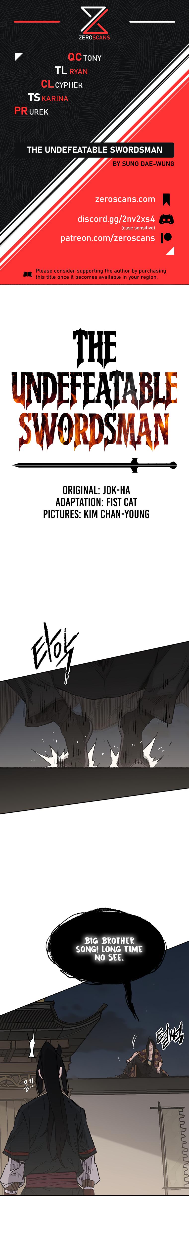 The Undefeatable Swordsman Chap 97 - Next Chap 98