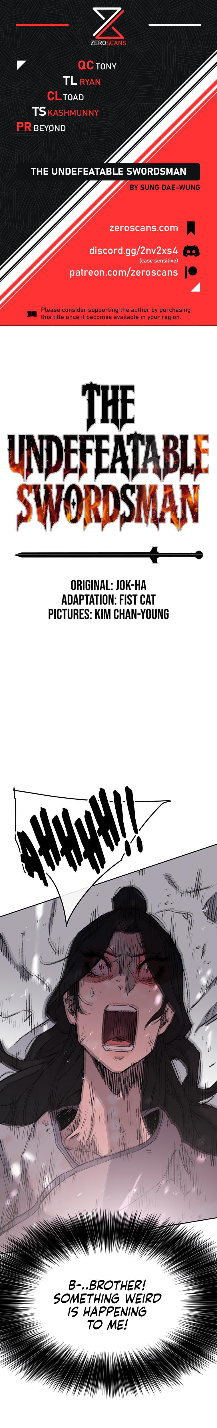 The Undefeatable Swordsman Chap 94 - Next Chap 95