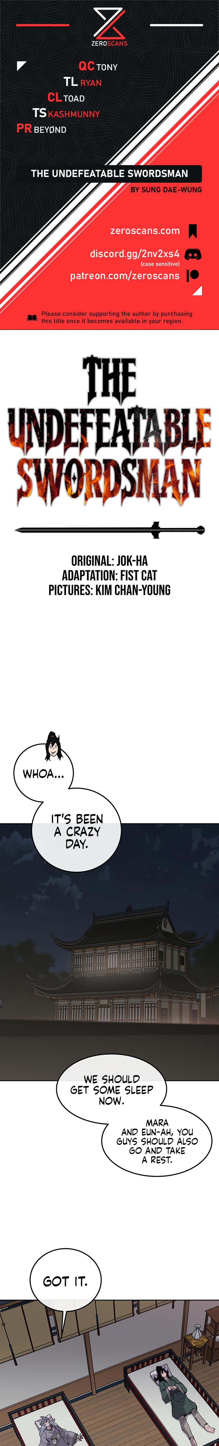 The Undefeatable Swordsman Chap 91 - Next Chap 92