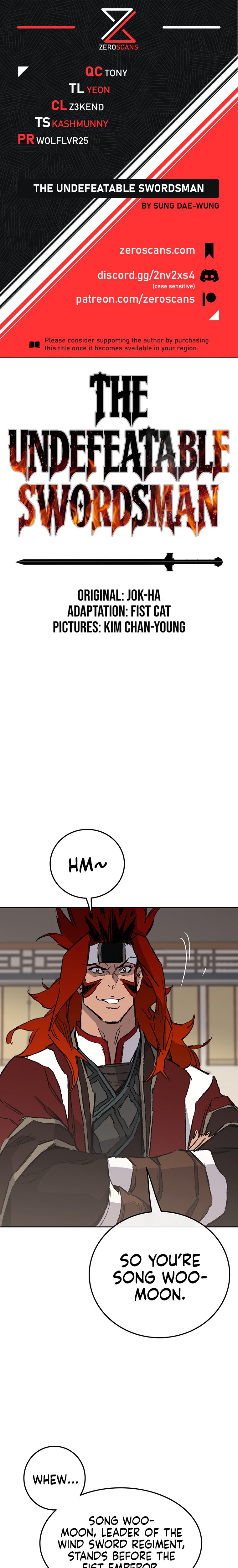 The Undefeatable Swordsman Chap 107 - Next Chap 108