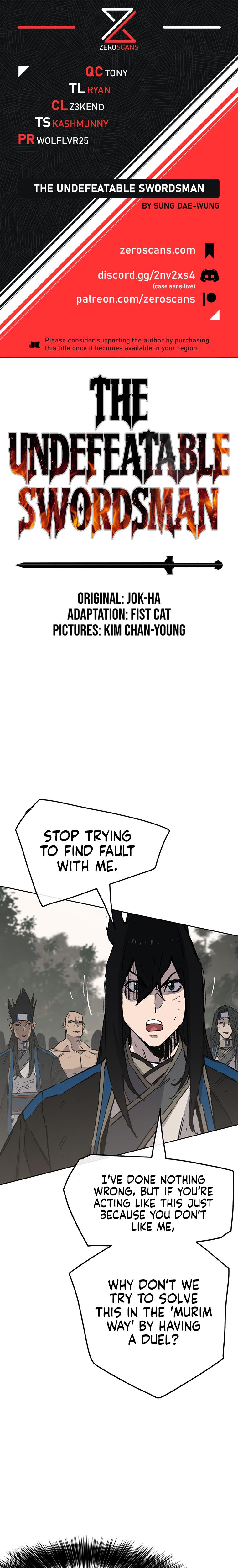 The Undefeatable Swordsman Chap 106 - Next Chap 107