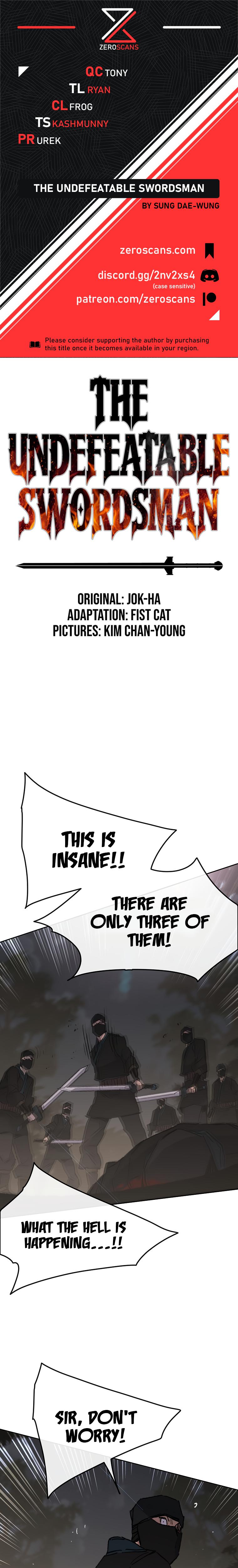 The Undefeatable Swordsman Chap 101 - Next Chap 102