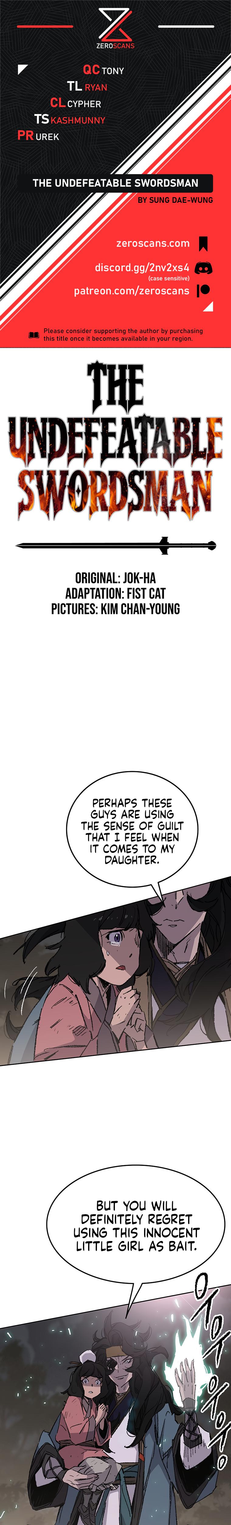 The Undefeatable Swordsman Chap 102 - Next Chap 103