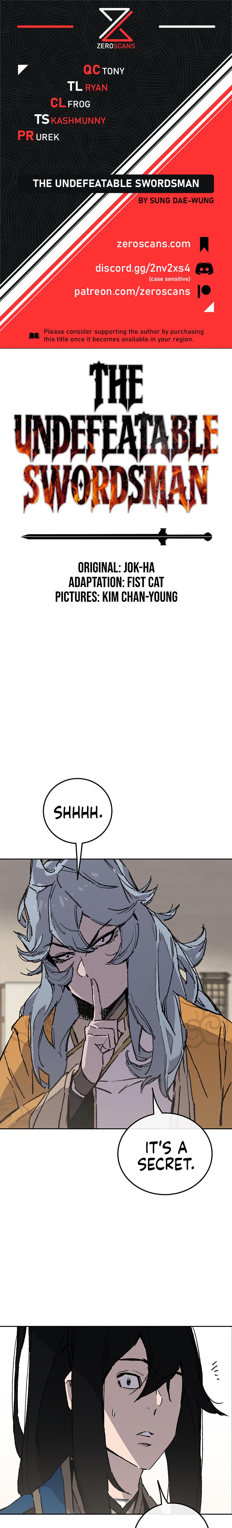 The Undefeatable Swordsman Chap 103 - Next Chap 104
