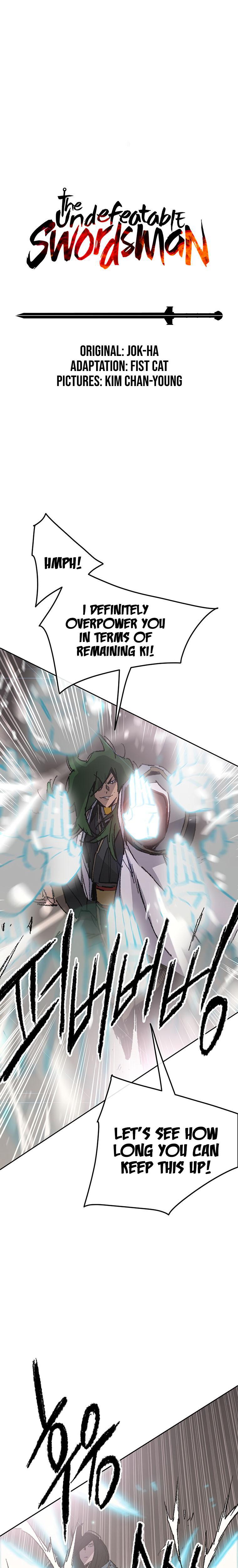 The Undefeatable Swordsman Chap 119 - Next Chap 120