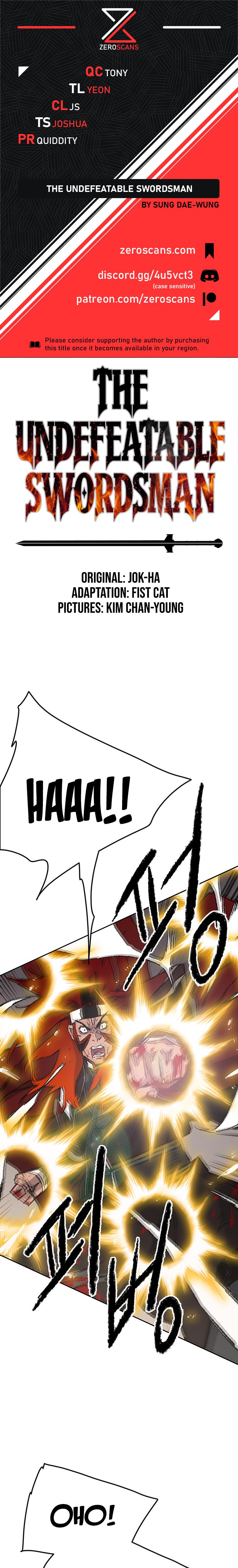 The Undefeatable Swordsman Chap 110 - Next Chap 111