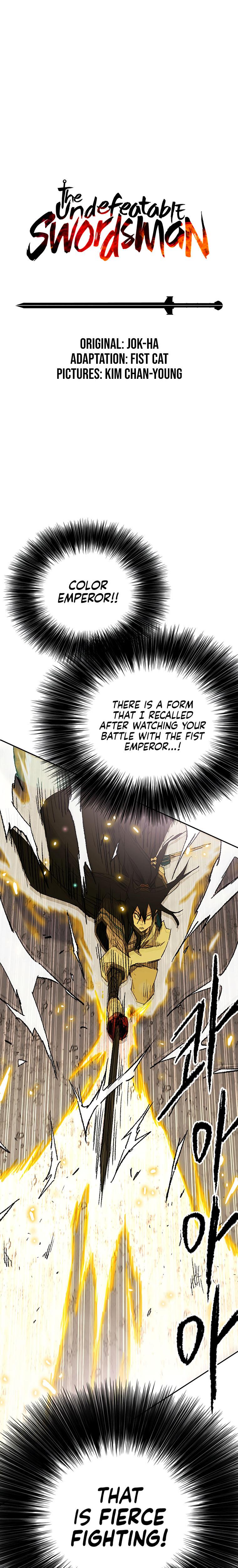 The Undefeatable Swordsman Chap 111 - Next Chap 112