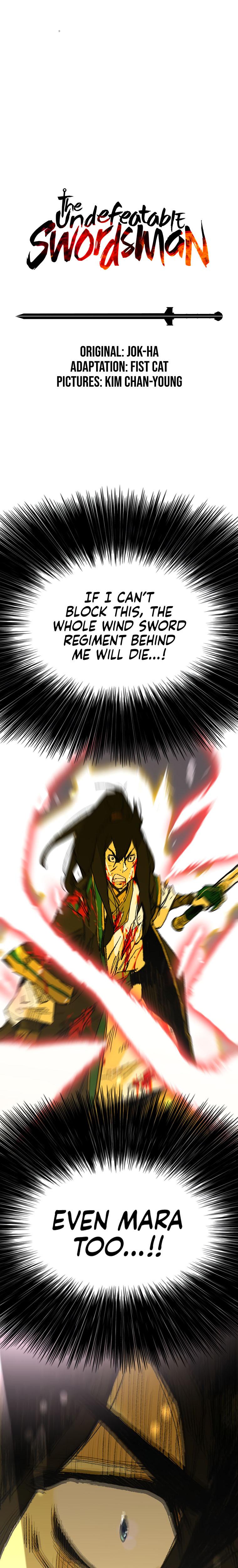 The Undefeatable Swordsman Chap 112 - Next Chap 113